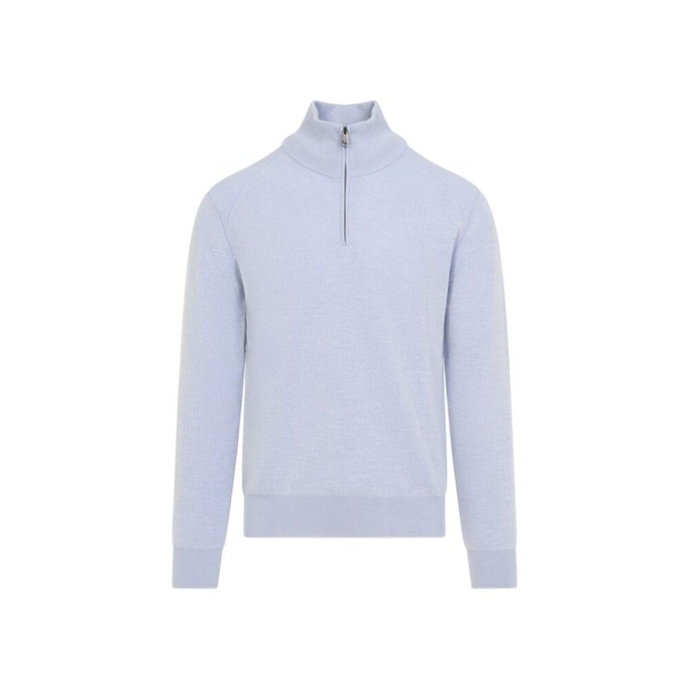 Brioni Half Zip Up Sweater Men
